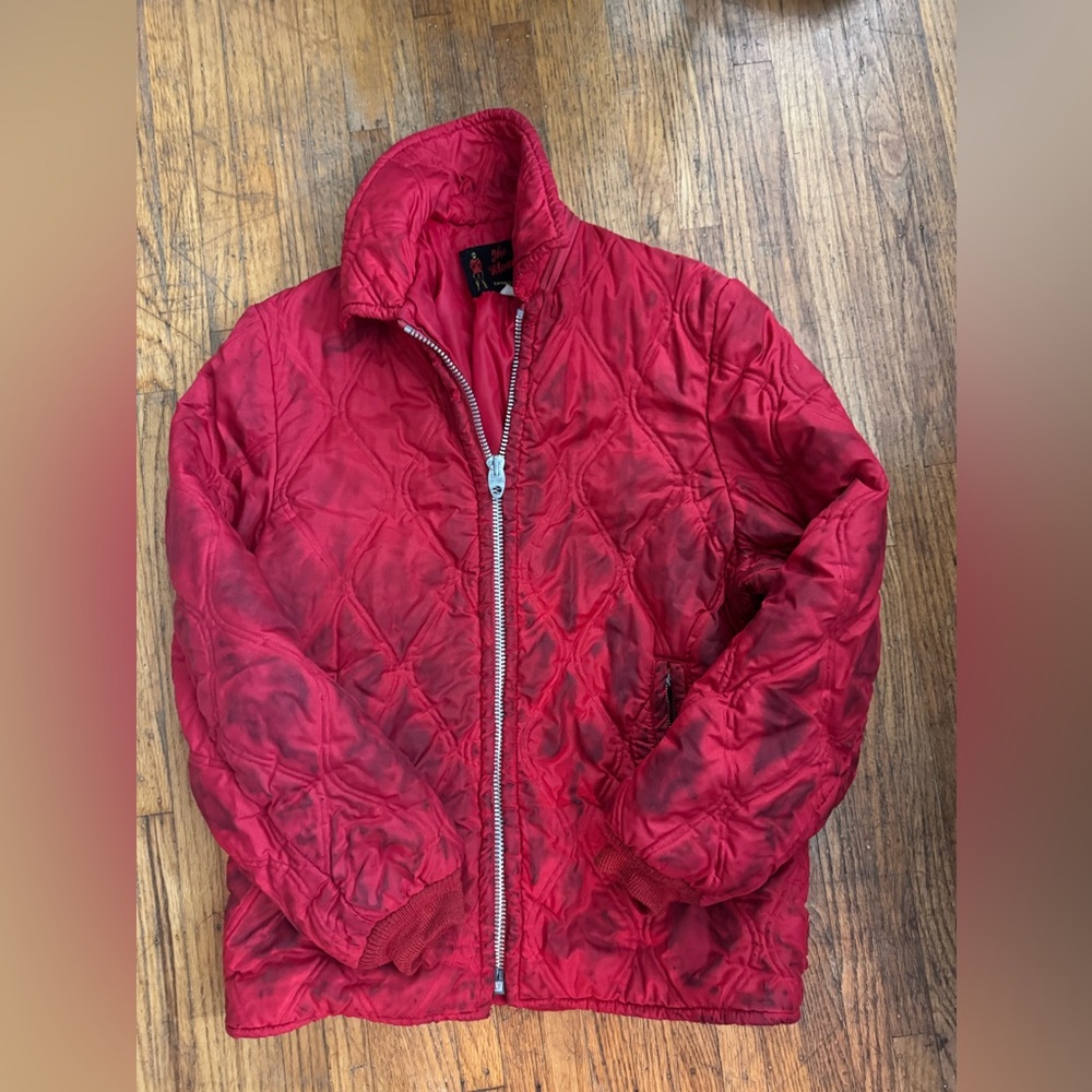 (vtg) EATONS Red Quilted Jacket